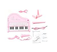 IMIKEYA 1 Pièce Orgue Électronique Multifonctionnel Microphone Piano Éducatif pour Pile Rose