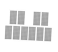 IMIKEYA 10 Feuilles de Film Réfléchissant Pet pour Numérisation 3D, Marqueurs de Référence 6mm, Haute Précision et Facile à Appliquer pour Projets de Scanner 3D