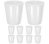 IMIKEYA 10 pièces Lot de Tasses Céramique Design Papier pour Café Thé Eau Usage Maison Bureau Élégantes et Pratiques