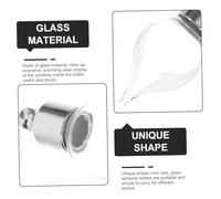 IMIKEYA 10 pièces Mini Bouteilles Verre Rechargeables avec Bouchons à Vis Flacons Vides Transparents pour Parfum Huiles Essentielles Bijoux DIY Format Portable