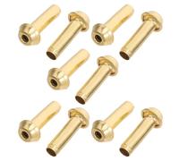 IMIKEYA 10 Pièces Support de Mèche Vintage en Alliage Or | Installation Facile, Résistance à Rouille, pour Lampes à Huile et Alcool, Ateliers Créatifs, Usage Domestique