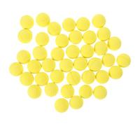 IMIKEYA 100 Pièces Balles de Jeu Mousse Jaunes Pack de Boules Rondes Colorées pour Activités Ludiques et Fête