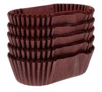 IMIKEYA 1000 Pcs Gobelets Ovales en Papier pour Gâteaux - Muffins Brownie Baking Loaf Pan Liners - Caissettes à Dessert Anti-Graisse en Forme de Bateau pour Mariages et Anniversaires