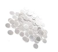 IMIKEYA 100pièces Autocollants Muraux Ronds Acrylique Argenté Stickers Muraux Décoratifs Miroir Autocollant Pour Chambre Garçon Fille