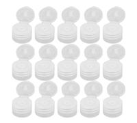 IMIKEYA 100pièces Bouchons à Clapet Plastique Couvercles de Rechange pour Flacons Bouchons de Recharge pour Flacons de Lotion Intérieur