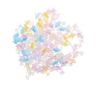 IMIKEYA 100pièces Décorations pour Ongles Poissons Résine Breloques Nautiques Accessoires Nail Art Figurines de Poissons Ornements Marins DIY