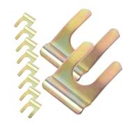 IMIKEYA 10Pièces Clips de Retenue de Ligne de Frein Clips Forme de U pour Fixation Sûre des Conduites Huile Automobile