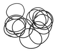 IMIKEYA 12 Pièces Anneau en Caoutchouc pour Microphone à Condensateur, Bande Élastique du Micro, Noir, Caoutchouc, pour Matériel D'enregistrement, Studio D'enregistrement