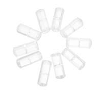 IMIKEYA 12 Pièces Dispositif de Sécurité Détachable pour Cordon de Store en Plastique Transparent, Design Arrondi Mécanisme Condensateur pour Réduire Les Risques D'accidents aux Fenêtres