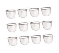 IMIKEYA 12 pièces Filtre à Thé Acier Inoxydable Passoire Fine pour Théière Tamis Amovible pour Thé Infuseur Réutilisable Facile à Nettoyer
