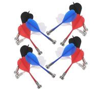 IMIKEYA 12 Pièces Jeu de Fléchettes Magnétiques Léger en Plastique et Métal Surface Lisse, Design Arrondi, pour Parties et École, Adapté à Tous Âges