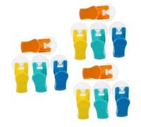 IMIKEYA 12 Pièces Pince à Ventouse Cintre Débarbouillettes Pinces Porte-torchons Pinces Porte-serviettes Pince à Serviette De Bain Clips à Ventouse Pour Serviettes Pinces à Linge Plastique