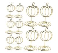 IMIKEYA 12 Pièces Porte-carte De Siège Porte-clip Mémo Mini Trombones Support De Titulaire D'image Pinces De Notes Pinces à Papeterie Clip De Carte De Nom Clips De Mémo Golden