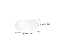 IMIKEYA 120 Pièces Transparent Silicone Ear Support Tapes Vertical Invisible Frosted Elf Ears Correction Stickers For Cosmetic Makeup And Convenient The Go Use
