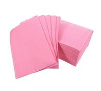 IMIKEYA 125 Pièces Tapis Propre Jetable en Pâte de Bois Rose pour Tatouage et Ongles, Portable et Adapté Usage Personnel ou Professionnel