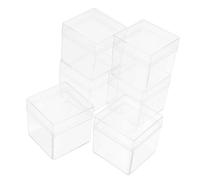 IMIKEYA 12Pièces Boîte à Bonbons Réutilisable Transparente Coffret Organisateur Multifonction pour Sucreries Petits Accessoires