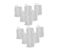 IMIKEYA 12pièces Boîtes à Dragées Forme De Valise Mini Boîtes à Bonbons à Roulettes Plastique Transparent Pour Mariages
