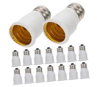 IMIKEYA 15 pièces Adaptateur Douille vers Lot de Convertisseur Douille Lampe à Vis Adaptateur Culot Ampoule pour Installation Facile et Compatible Usage Garage Atelier Cave Boutique