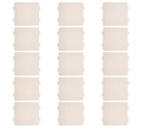 IMIKEYA 15 Pièces Feuille de Mica pour Micro-ondes Argentée, Résistance Élevée Température, Conception Ajustée Précise, Adaptée pour Usage Commercial et Domestique, Matériau Papier Mica et