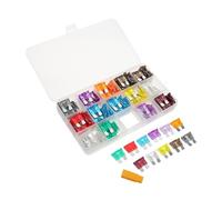 IMIKEYA 150 Pièces Kit de Fusibles Automobiles avec Boîte de Rangement Assortiment de Fusibles pour Voitures Camions et Camping Cars Facile à Transporter Organiser