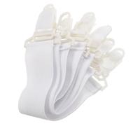 IMIKEYA 16 Pièces Attaches Réglables pour Draps de Lit Clips Antidérapants pour Drap Housse Fixateurs pour Matelas Couvre Matelas et Coussins