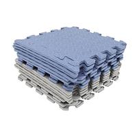 IMIKEYA 16Pièces Sol Mousse pour Garçon Fille pour Jeu et Motricité Doux et Parfait pour Tout Petits