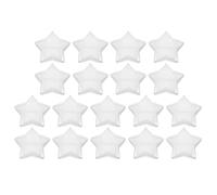 IMIKEYA 18 décorations de Noël transparentes en plastique - Boules à remplir en forme d'étoile - Décorations à suspendre sapin de Noël, bricolages pour les fêtes