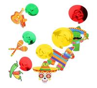 IMIKEYA 18 Pcs Décorations Suspendues Mexicaines Fiesta Décorations à Accrocher pour Colorées Ambiance Joyeuse