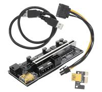 IMIKEYA 1ensemble Adaptateur Pci-e LED Indicateur Riser pour Carte Graphique Connecteur USB pour Mining Et Extensions De Gpu