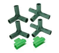 IMIKEYA 1Ensemble Jeu de Connecteurs Plastique pour Adaptateurs de Stables et Résistants Aux Intempéries Installation Facile Outils Spécialisés pour Construction