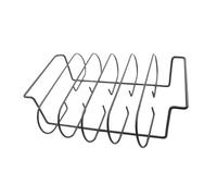 IMIKEYA 1Pièce Steak Portable Inoxydable pour Barbecue Rack à Côtes et Pratique pour Camping et Cuisine Extérieure