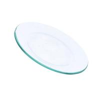IMIKEYA 1pièces Plaque Transparent pour Brûleur De Cire Aromatique Coupelle De Remplacement pour Fondants Parfumés Accessoire Et Réutilisable