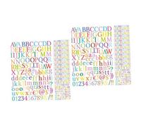 IMIKEYA 2 Ensembles Autocollants Alphanumériques Imperméables Autocollants De Numéros De Boîte Aux Lettres De Lettres De Chiffres De 10 feuilles*2