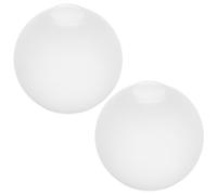 IMIKEYA 2 Pièces Abat-jour Verre Sphérique Mat pour Suspension et Plafonnier Diffusion Lumineuse Douce Compatible avec Lampes Modernes et Accessoires Éclairage