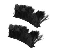 IMIKEYA 2 Pièces Accessoires Cheveux pour Casque Décoratifs Cosplay Perruque Crête Facile à Installer pour Casques VTT et Course