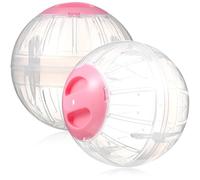 IMIKEYA 2 Pièces Balle de Course pour Hamster en Plastique Design Multi-Trous et Système de Verrouillage, Accessoire Résistant pour Petits Animaux et Environnement de Jeu Sécurisé