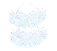 IMIKEYA 2 Pièces Bandeau Pour Enfants Bandes Les Enfants Noués Bandands Saupoudrer Coloré Fille Éclat Bandeau De Noël à Paillettes Bande De Cheveux Accessoire Plastique