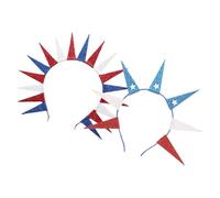 IMIKEYA 2 pièces Bandeau Statue de avec Étoiles Américaines Accessoire Confortable pour Fête Nationale Élections et Célébrations Patriotiques Lot