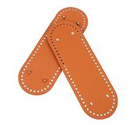 IMIKEYA 2 pièces Bases de Sac PU Lot pour Création de Sacs à Main DIY Cuir Synthétique Marron