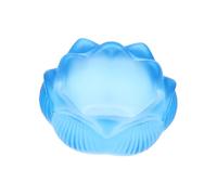 IMIKEYA 2 Pièces Bougeoir Lotus coloré fondeur Cire parfumée bougeoirs Coniques Lampe rétro bougeoir Verre bougeoir en Verre Ornement de bougeoir délicat bougeoir décoratif Un Verre Blue