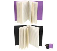 IMIKEYA 2 Pièces Carnet de Vœux de Mariage Élégant en Papier Pages Lignées, Souvenir Pratique pour Cérémonie de Mariage et Célébration Inoubliable