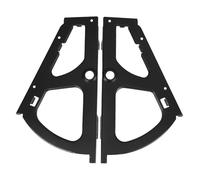 IMIKEYA 2 Pièces Charnières de Tiroir Robustes pour Armoire à Chaussures de Finition Noire Matériel de Remplacement pour Rangement des Chaussures Design Pratique à Bascule pour Facile