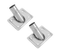 IMIKEYA 2 Pièces connecteur de vadrouille extrémité des poteaux en bois ou en métal pointes de poignée pour le métal kit de réparation pour poignées Silver