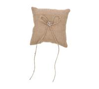 IMIKEYA 2 Pièces Coussin de Mariage Doux Strass Porte Alliance Élégant Unique pour Cérémonie de Mariage