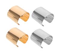 IMIKEYA 2 Pièces Cuff Bangle Bracelet For Women Open Wide Wire Wrap Adjustable Smooth Wide Band Wrist Jewelry Set