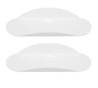 IMIKEYA 2 Pièces Étagères Flottantes pour Garçon Fille Haut Parleur Rangement Élégant pour Cuisine Salle de Bain Salon Chambre Nursery