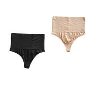 IMIKEYA 2 Pièces Haute pour Femme Culotte Gainante Ventre Plat et Lifting Fessier sous Vêtement Sculptant Respirant et Maintien Abdominal et Affinée Cérémonies et