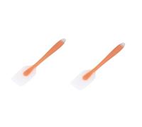 IMIKEYA 2 Pièces Jaune Mini Spatule Grattoir à Salade Spatule à Beurre Fouetter La Marmites Retourneur De En Silicone Grattoir à Glaçage Pour Gâteau Nougat Outil De Cuisson