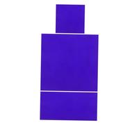 IMIKEYA 2 Pièces Plaques Verre Cobalt Chaleur pour Expériences de Chimie de Remplacement pour Réactions de Couleur de Flamme Outil Compatible avec Équipements de Laboratoire Scolaires