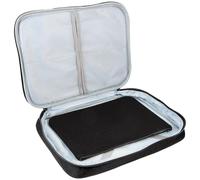 IMIKEYA 2 Pièces Pochette de Documents à Serrure Multicouche, Grosse | Noir en Gros-grain, pour Cartes et Passeports, Usage Maison ou Voyage, Rangement Sécurisé à Couches